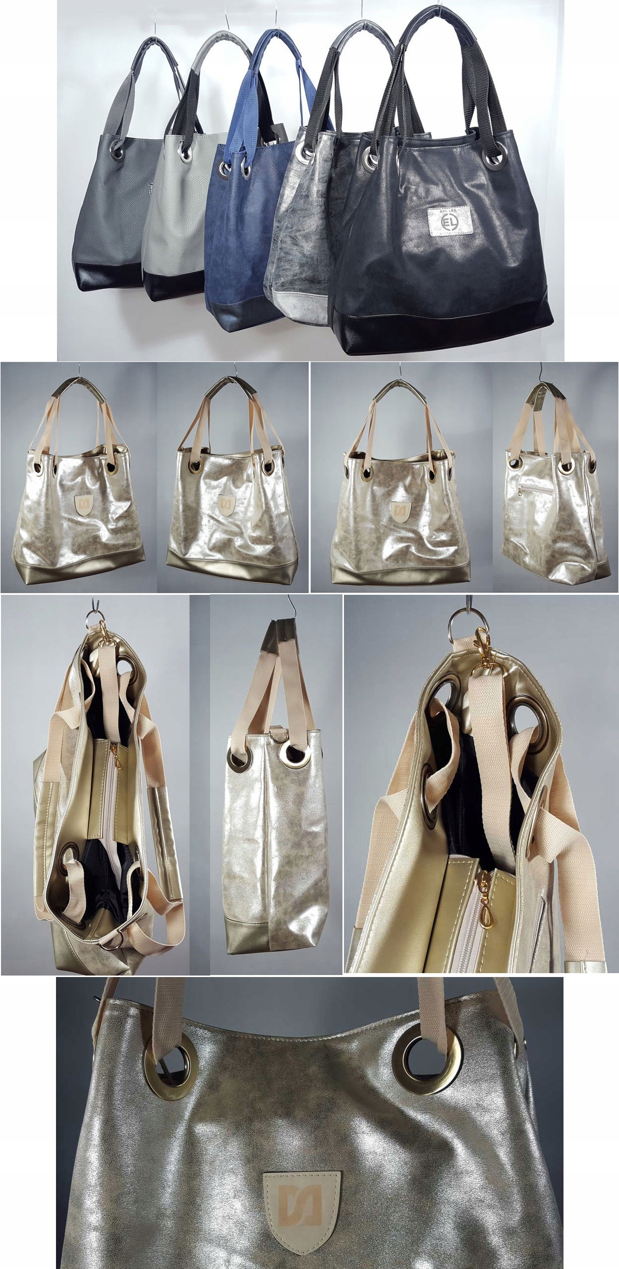 TOREBKA SKÓRA WOREK VITTORIA TORBA LEWANDOWSKA BAG Wysokość 38 cm