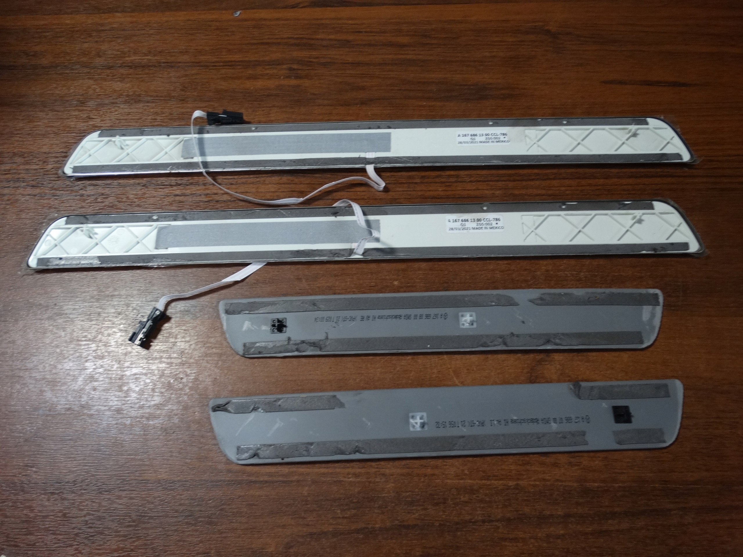 mouldings caps threshold LED MERCEDES W167 COUPE 1