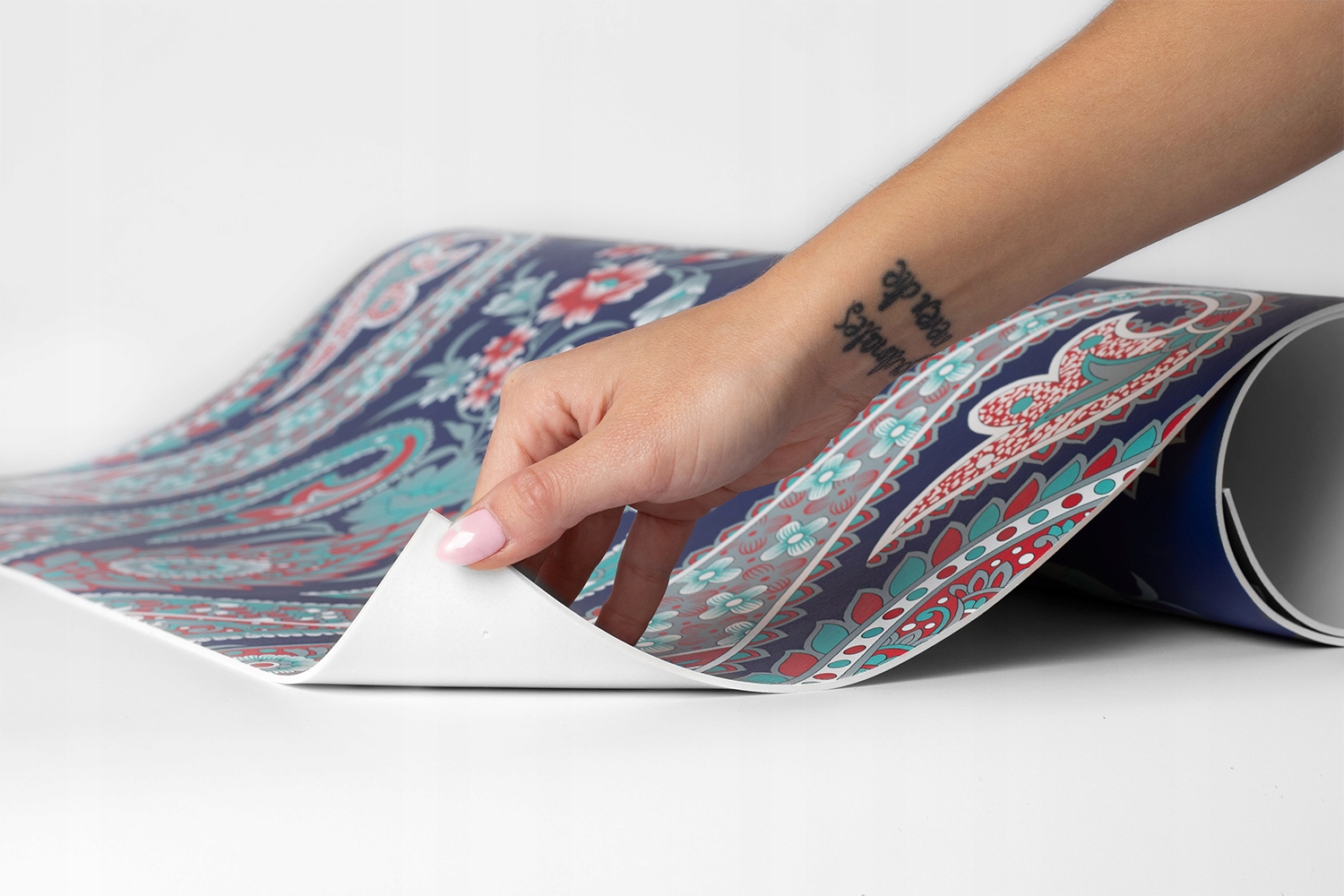 Nowoczesny dywan winylowy Wzór Azulejos 80x120 cm Rodzaj mata