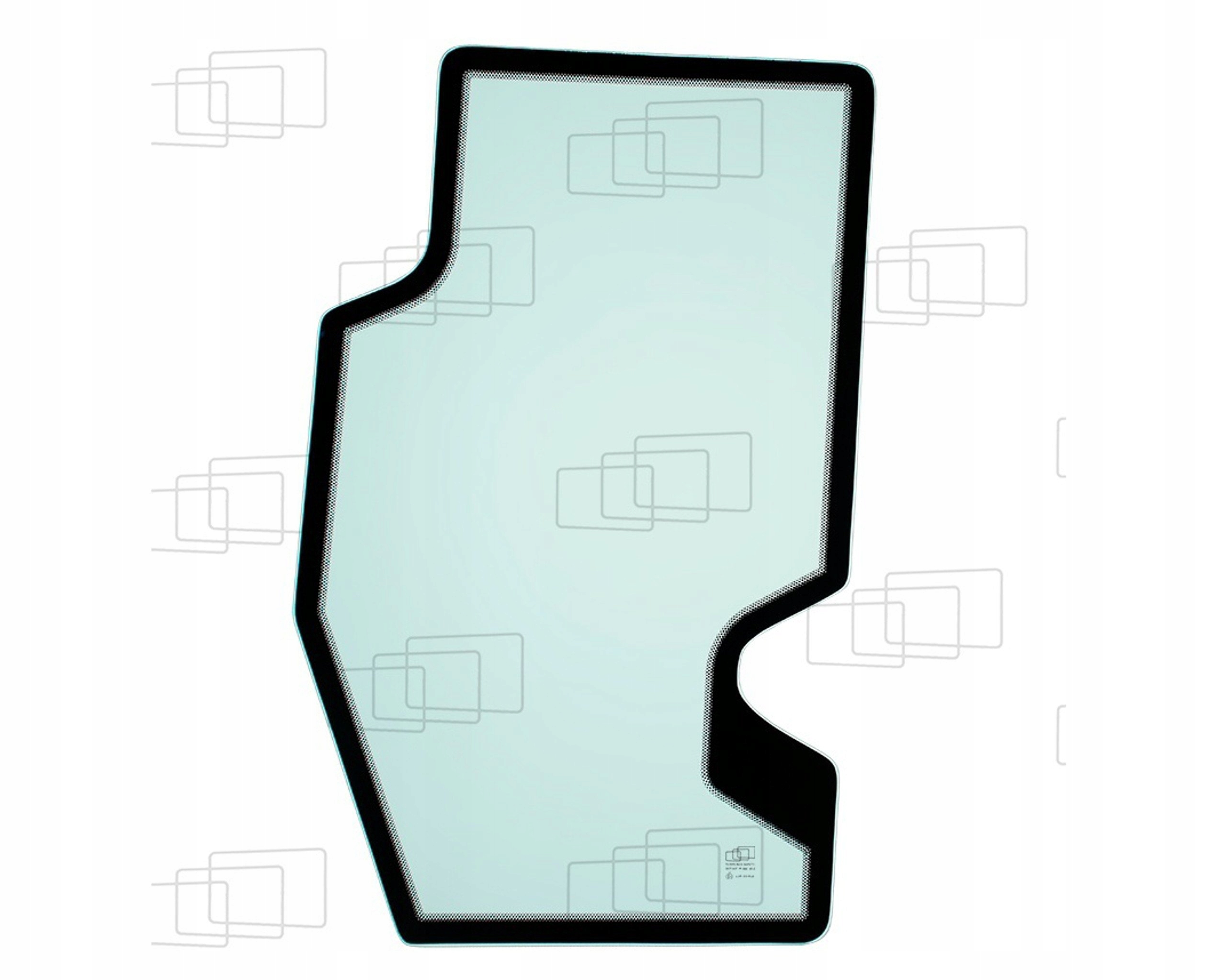 sklo buldozer Komatsu dveře levé 17A-Z11-1263]