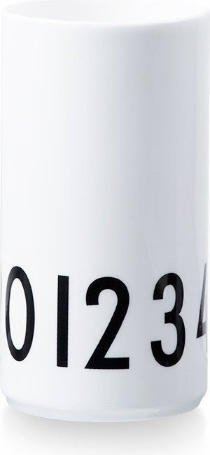 Design Letters Váza pre kvety 15 cm Numbers biela