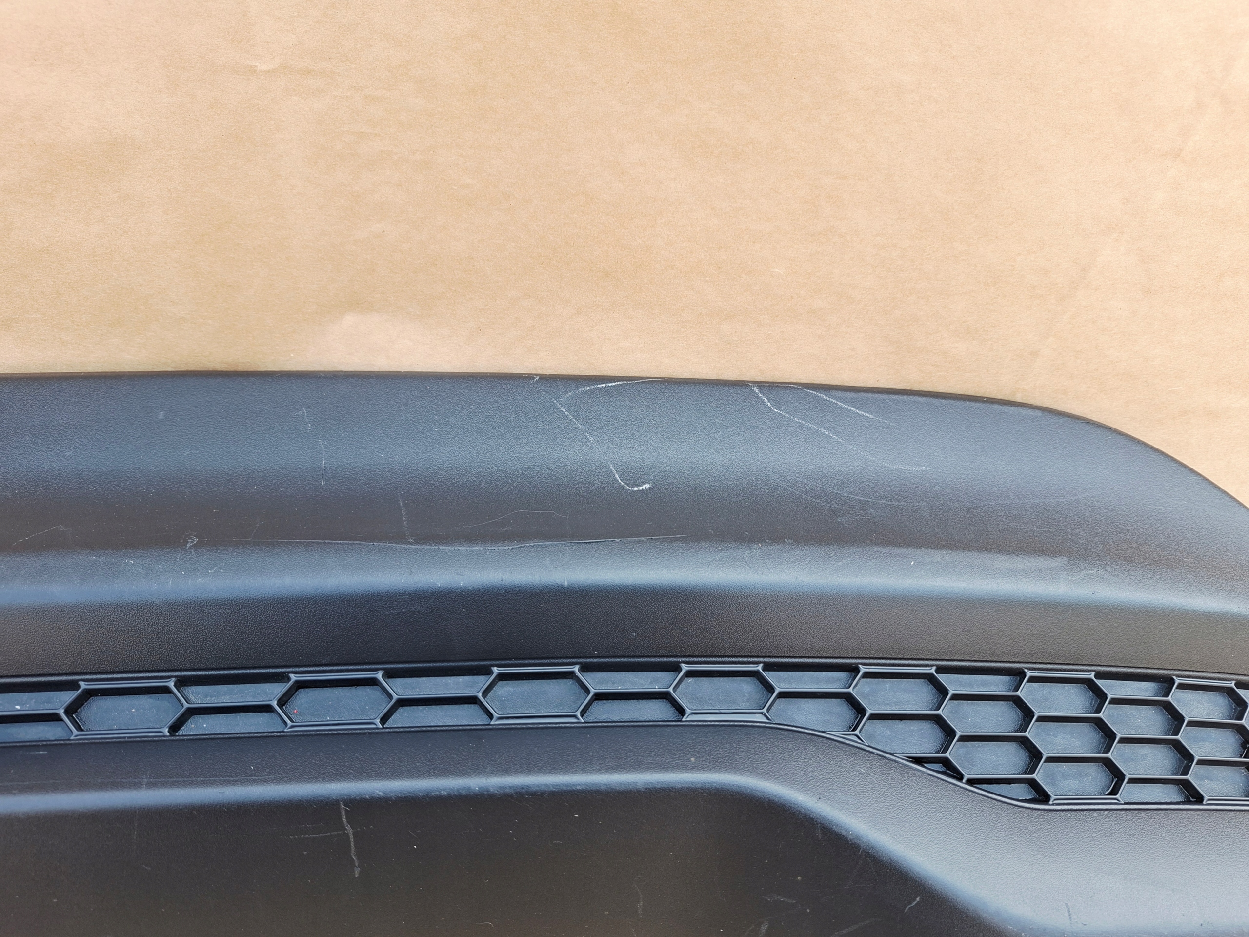 FORD FIESTA MK7 LIFT 2012-2017 diffuser bumper rear part FROZEN WHITE