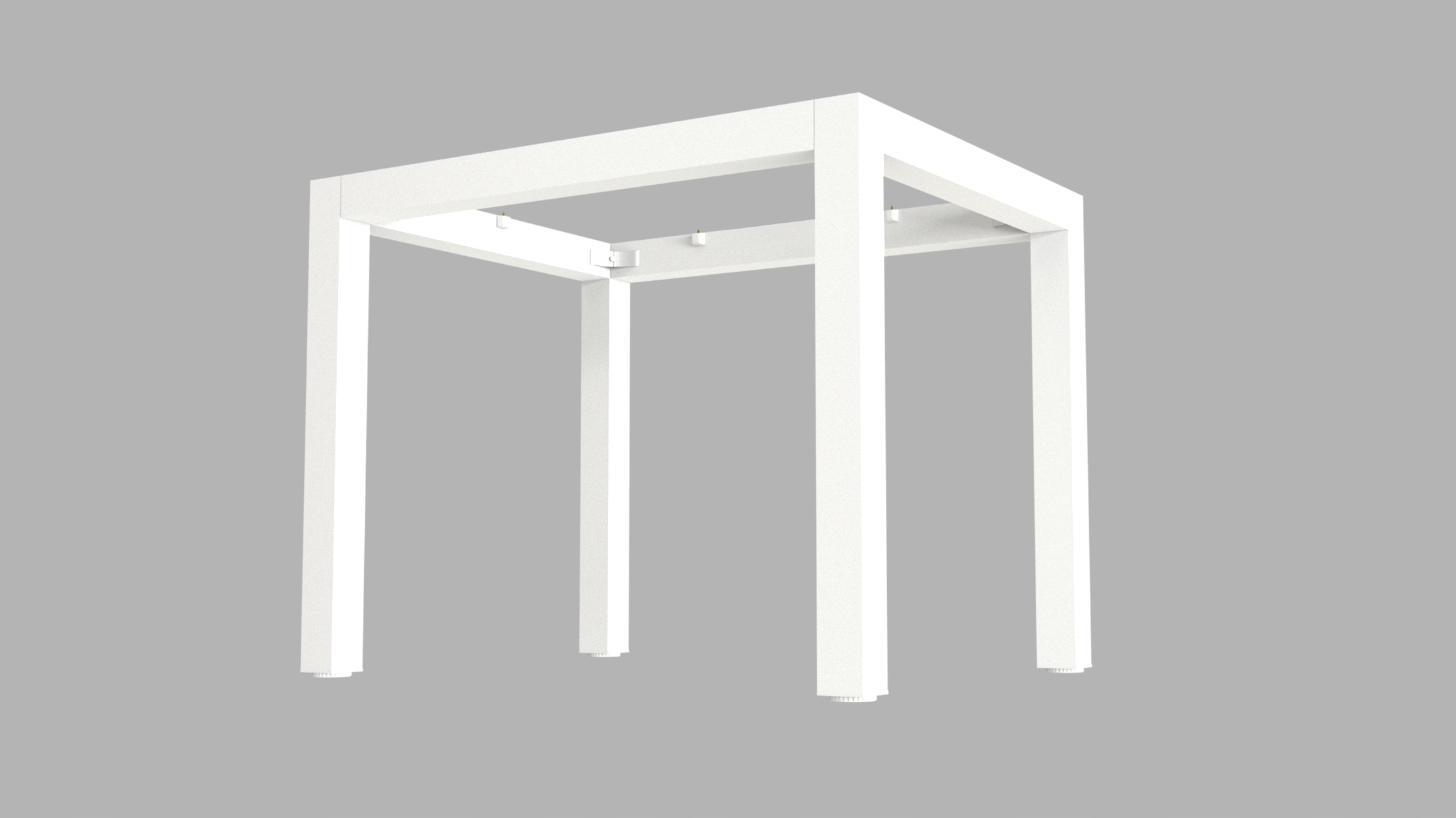 Hliníkové Kovové Nohy Na Stůl Bílé Na Míru