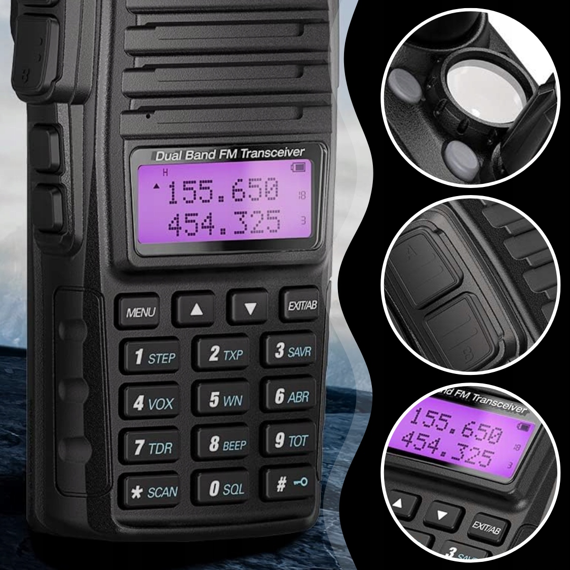 KRÓTKOFALÓWKA BAOFENG UV82 MK5 8W WALKIE TALKIE RADIOTELEFON SŁUCHAWKA Kod producenta UV-82 8W