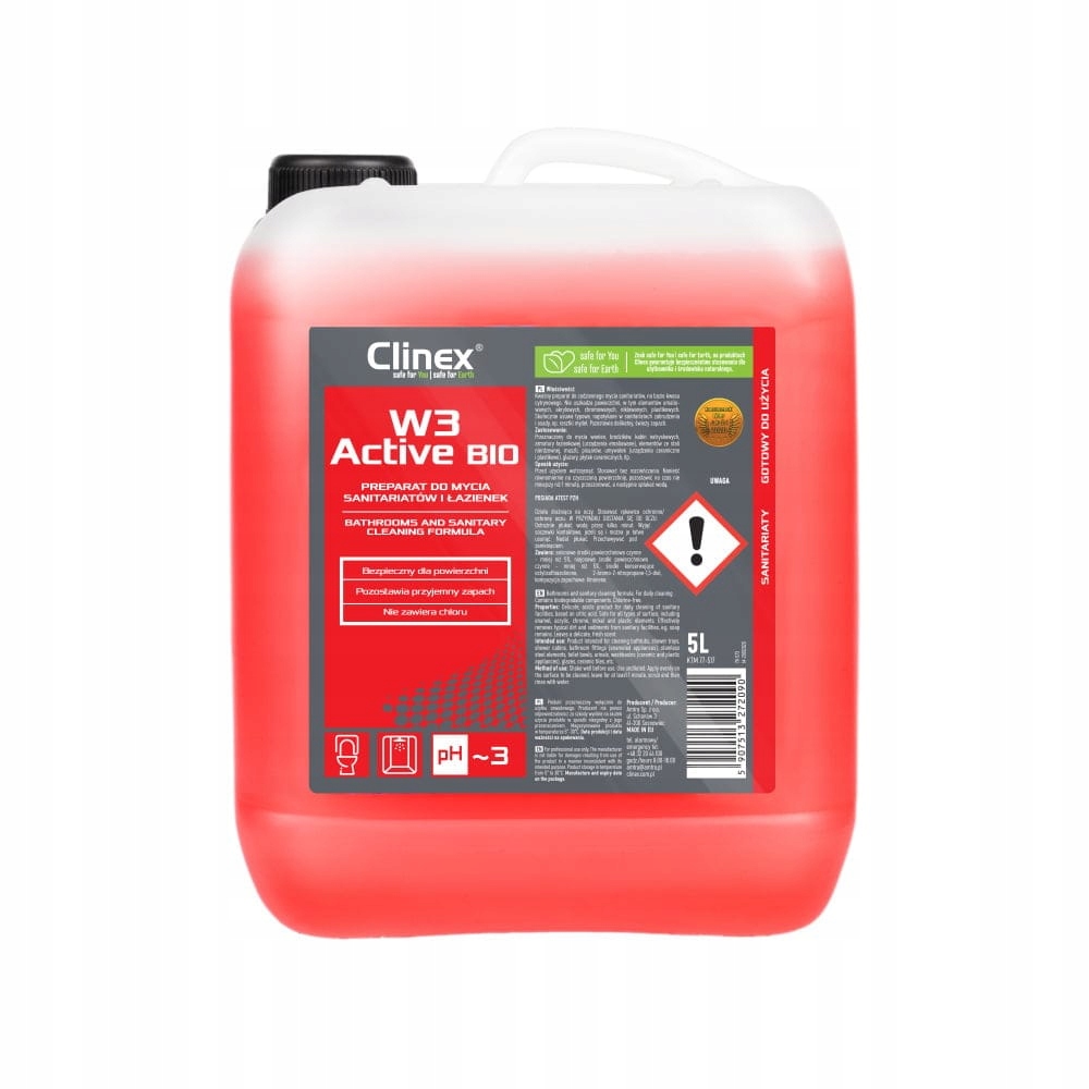 Levně Clinex W3 Active Bio 5L
