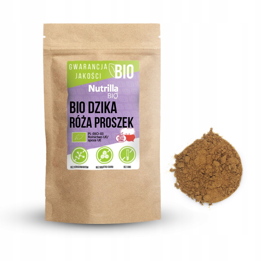 

Dzika róża proszek Bio 100g Ekologiczna Witamina C