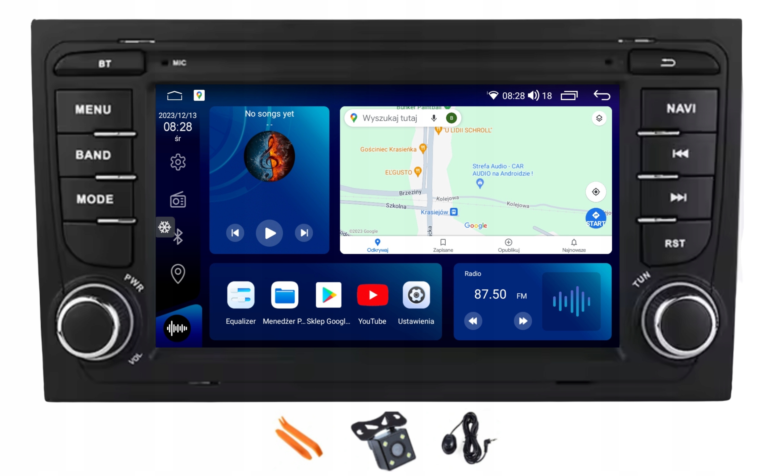 Radio Android Nawigacja Carplay Gps Dsp Lte Seat Exeo 1 Audi A4 B6 2 A4 B7