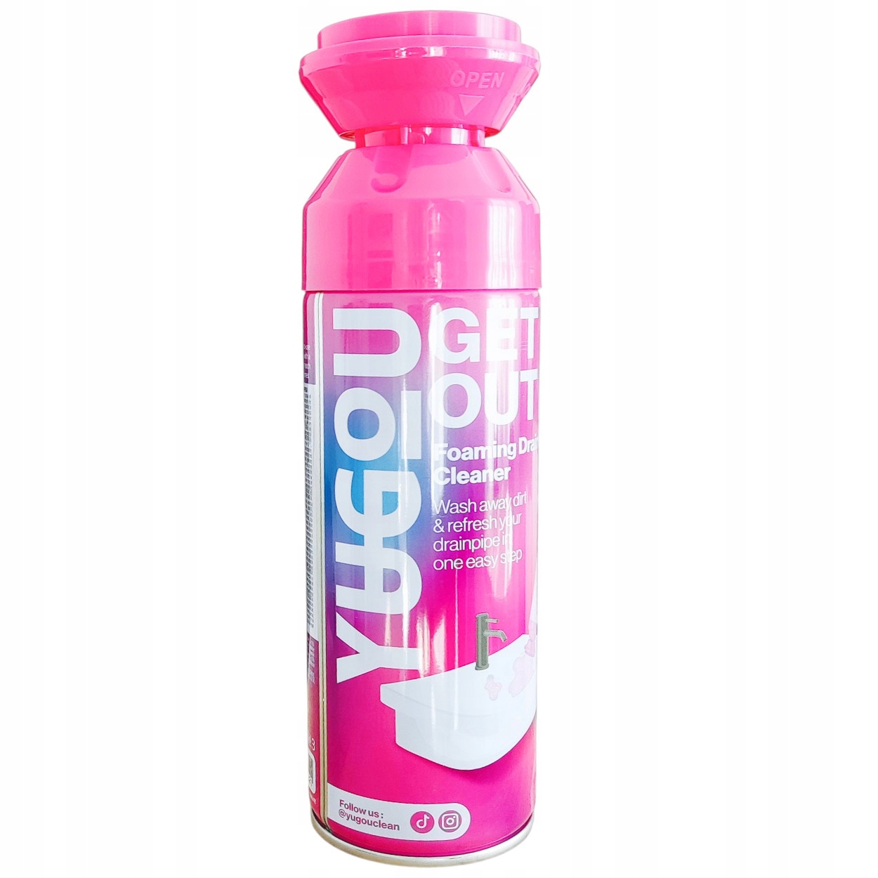 PIANKA YUGOU DO CZYSZCZENIA ZLEWU I ODPŁYWU UDRAŻNIANIA RUR 450 ml
