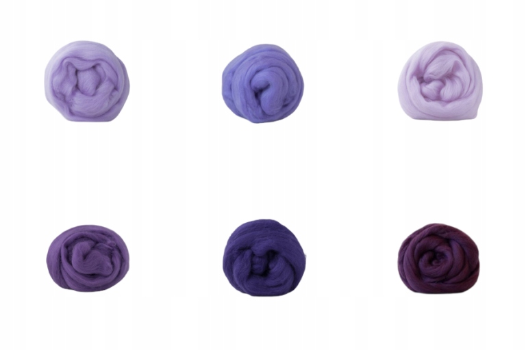 Sada česané vlny 19mic 6x50g