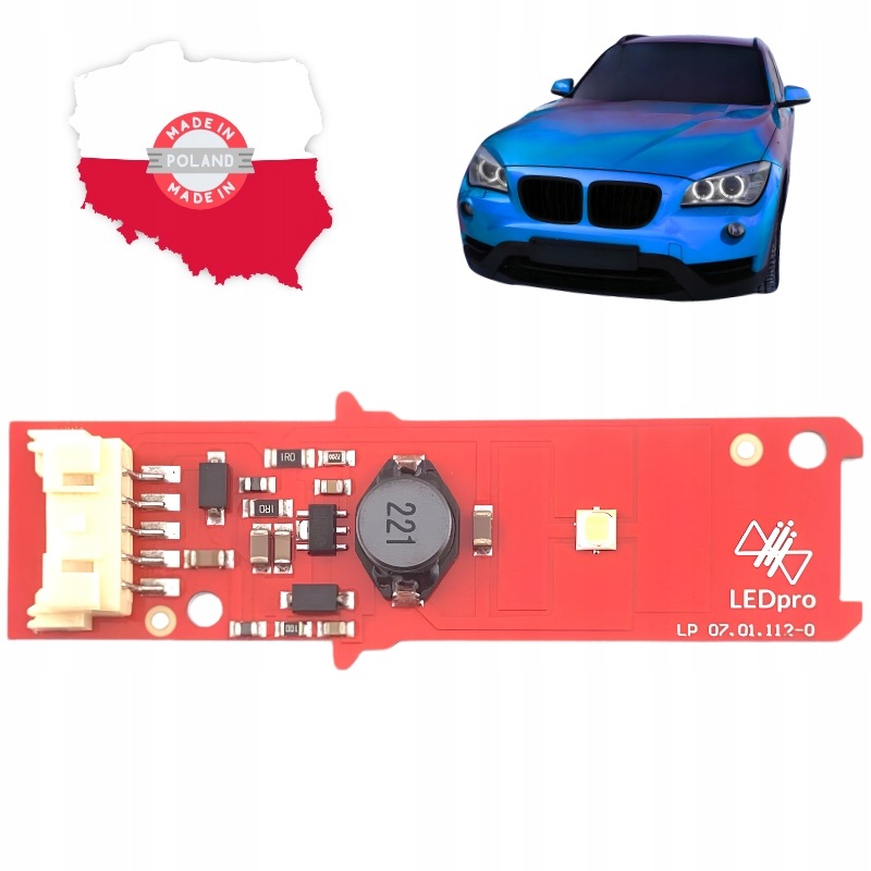 Modul Led desky světel Drl Led Pásek Lampy pro Bmw X1 E84 2012-2015 Lift