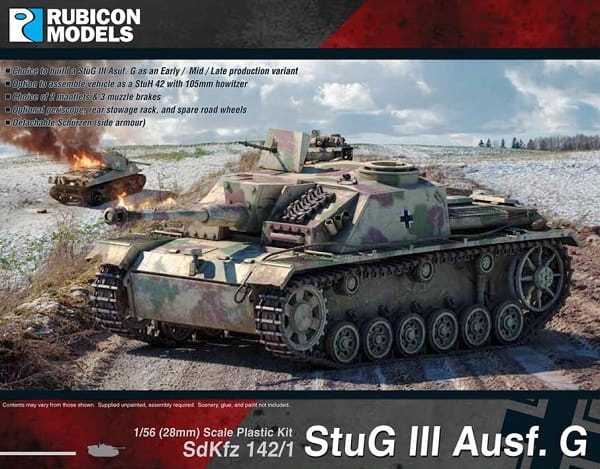 Rubicon Plastic - StuG III Ausf G (SdKfz 142/1) Modele do Bolt Action 3ed