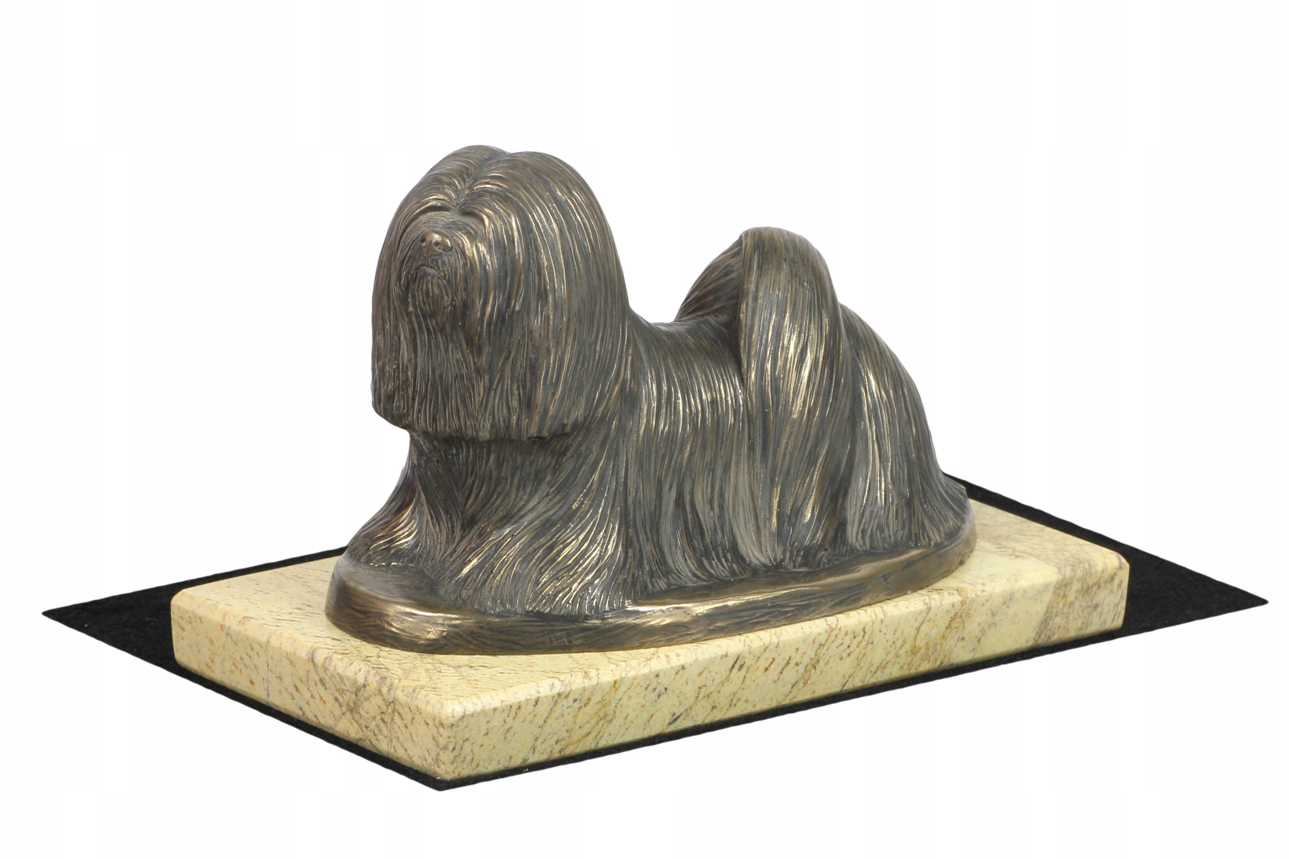Lhasa Apso figúrka psa na stôl, soška, socha, socha