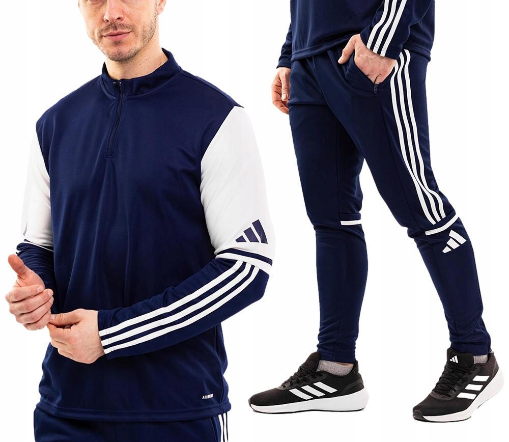 adidas Teplákovka Pánský sportovní komplet Mikina Kalhoty Squadra 25 Pohodlné vel. XXL