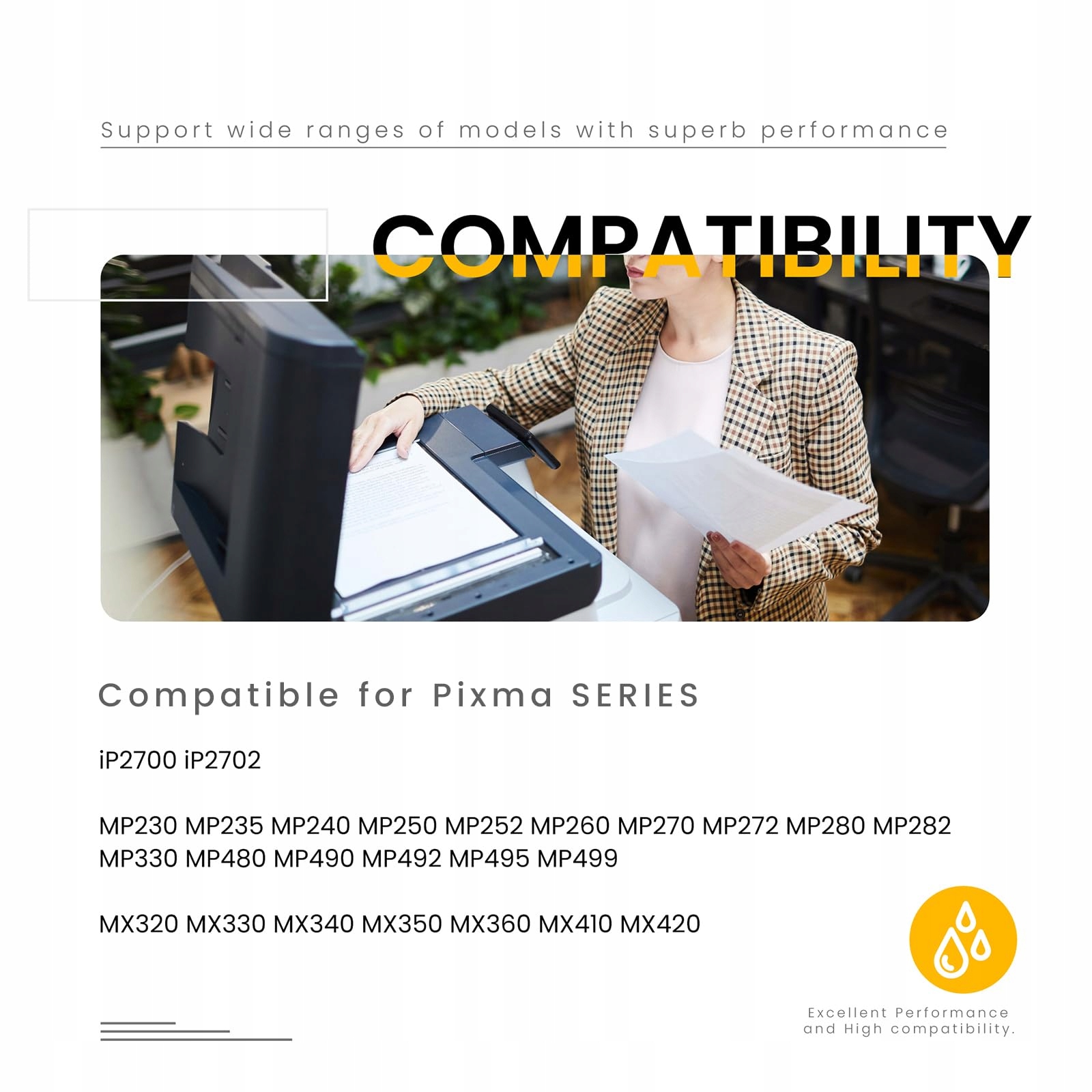KOMPATYBILNE TUSZE 510 511 DO CANON PIXMA MP230 MP280 MP495 MP270 MX360 — miniatura 2