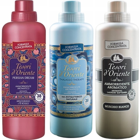 Levně Tesori d'Oriente Sada 3 italských oplachovacích přípravků 760 ml Ptm