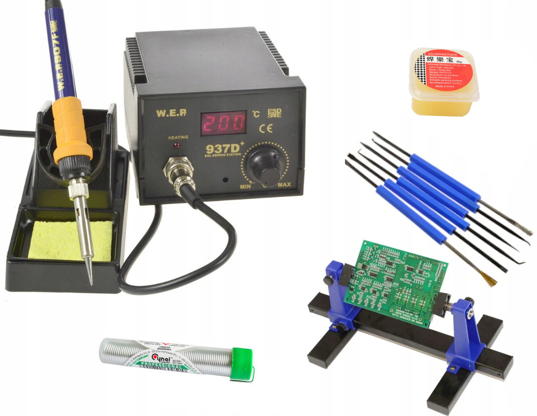 

Stacja Wep 937D+ 75W +Narzędzia Uchwyt Pcb Pasta