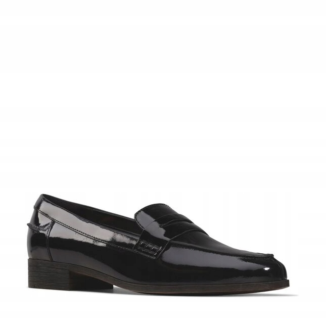 Clarks Mokasyny Skórzane Lakierowane 40 1SŻB