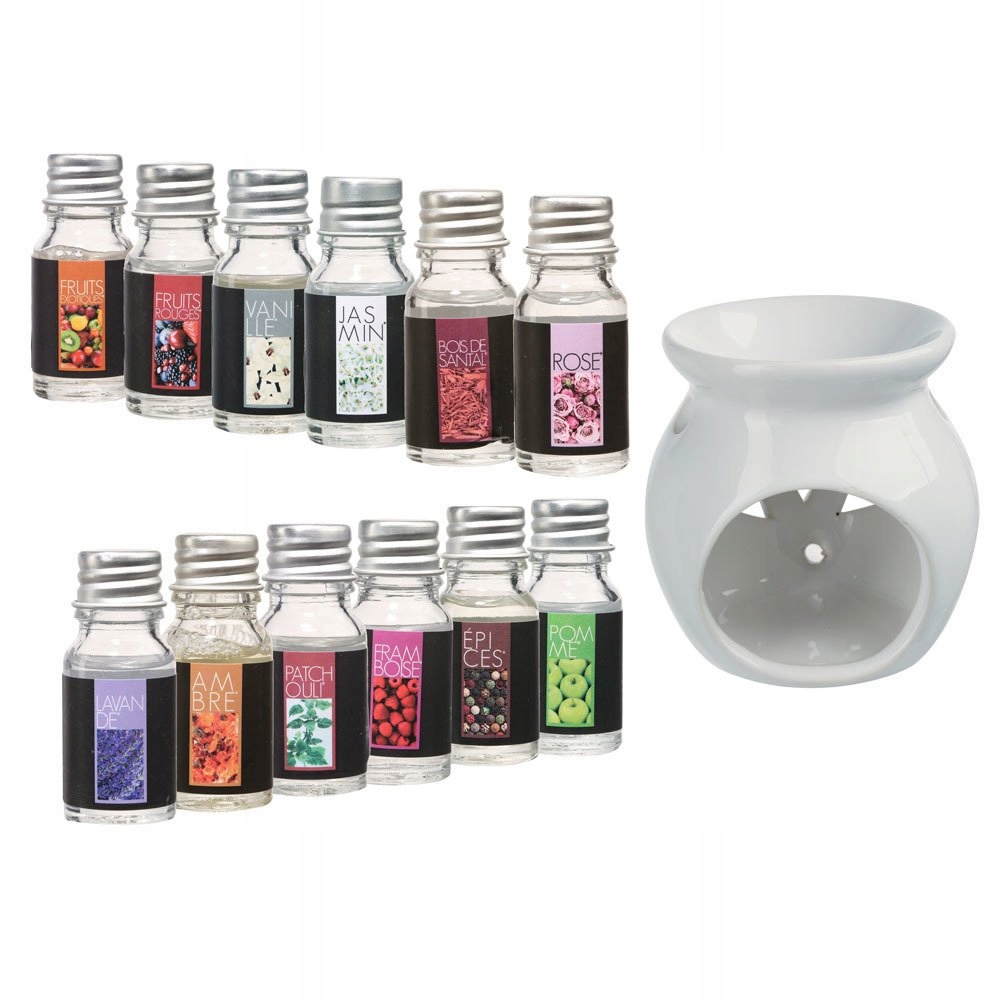 

Kominek Zapachowy Z Zestawem 12 Zapachów Olejków