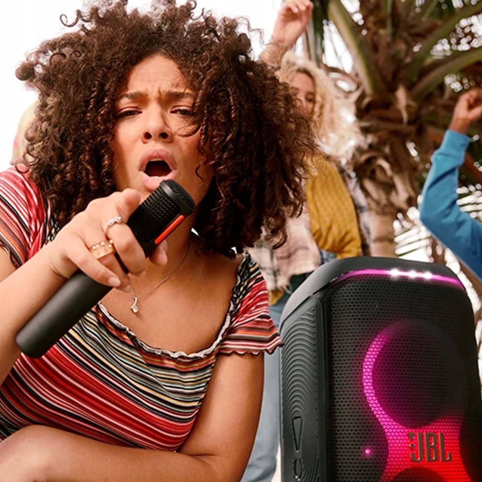 JBL PartyBox Zestaw Dwa Mikrofony Bezprzewodowe Karaoke Domowe — miniatura 4