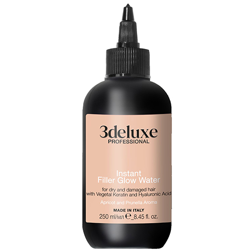 3DELUXE Instantní Filler Glow Water Lamelární Voda Na Vlasy 250 ML