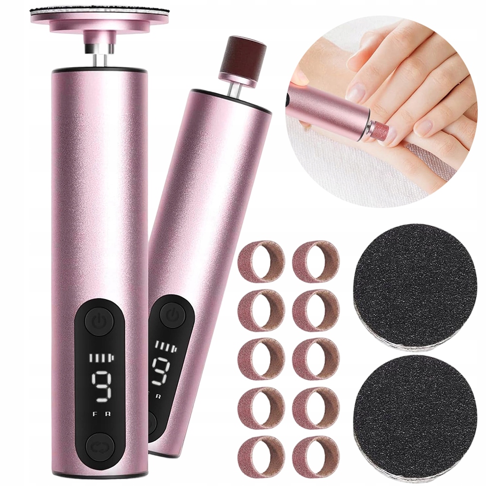 Elektrický Pilník na paty pro muže a ženy s LCD regulací