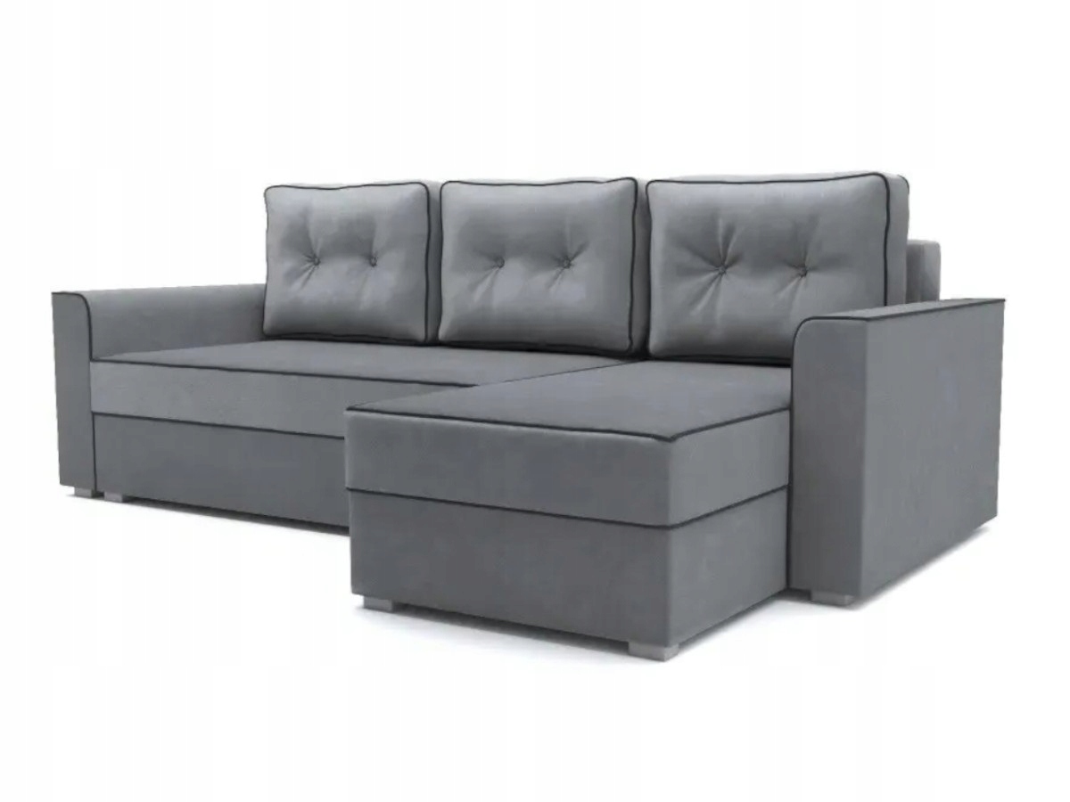 Malý Rohová Sedací Souprava 230x145 funkce 2 nádoby Bonell Hr pěna Solar O-sofa