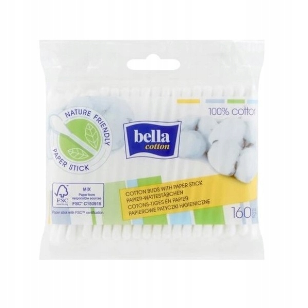 

Bella Patyczki higieniczne w woreczku 160szt