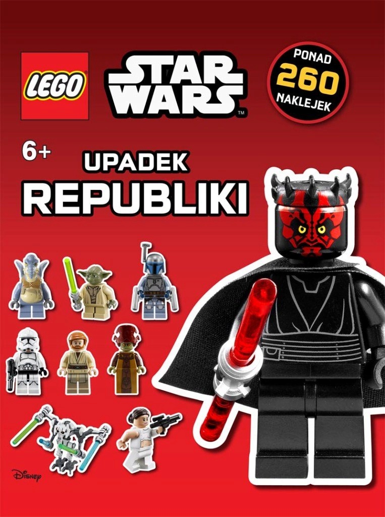 Lego Star Wars Upadek Republiki 260 naklejek