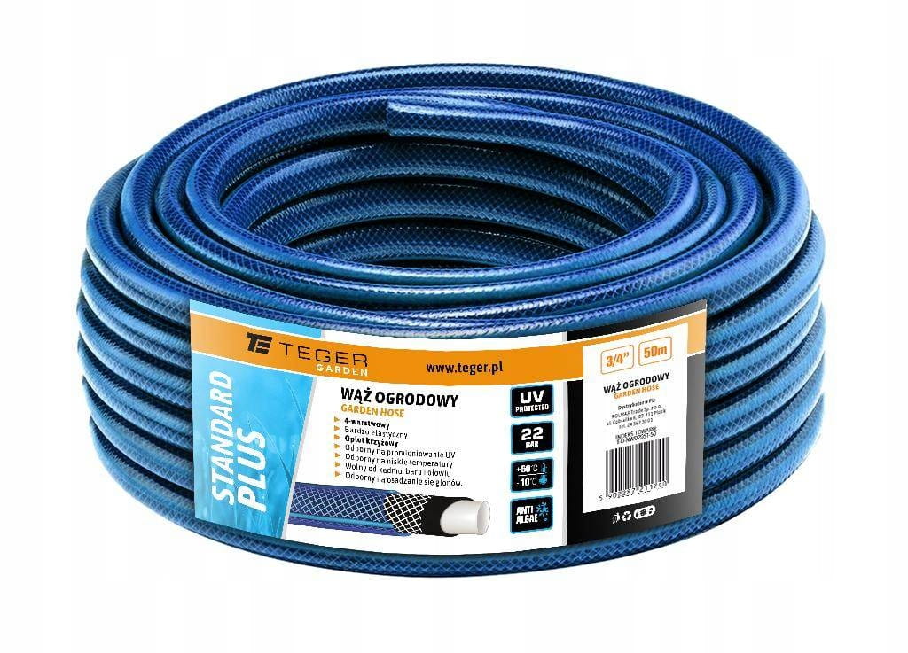 Záhradná hadica „standard Plus“ Fi 3/4" 50 m Teger T-O-NWO20ST-50