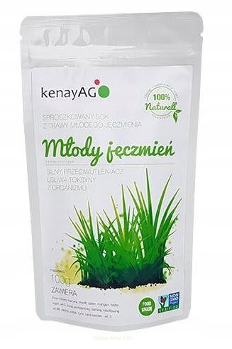 Levně Kenay Tráva z mladého ječmene Bio prášková šťáva 200 g