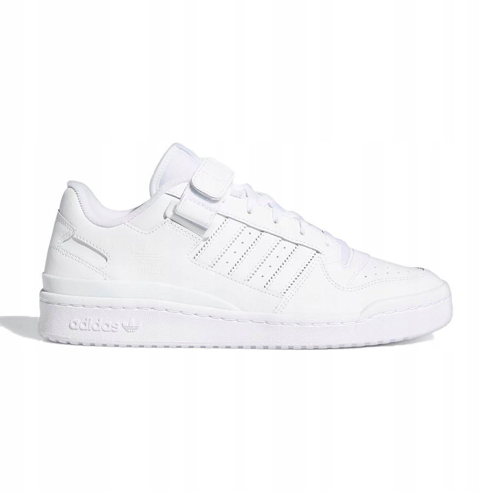 Bílé sportovní boty adidas Forum Low pohodlné kožené tenisky vel 45 1/3