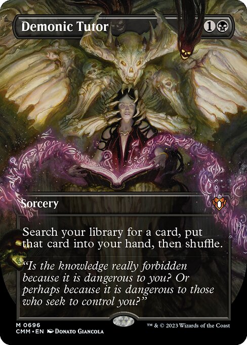 MtG: Demonic Tutor (V.2) (xCMM) *foil*
