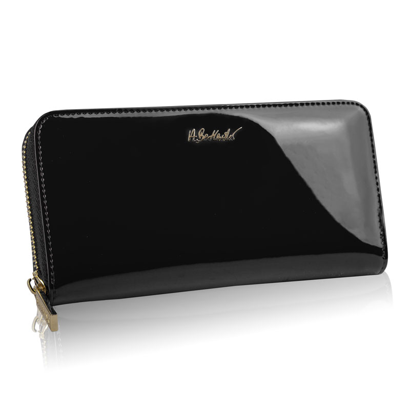 

Skórzany Portfel Damski Lakier Piórnik Betlewski