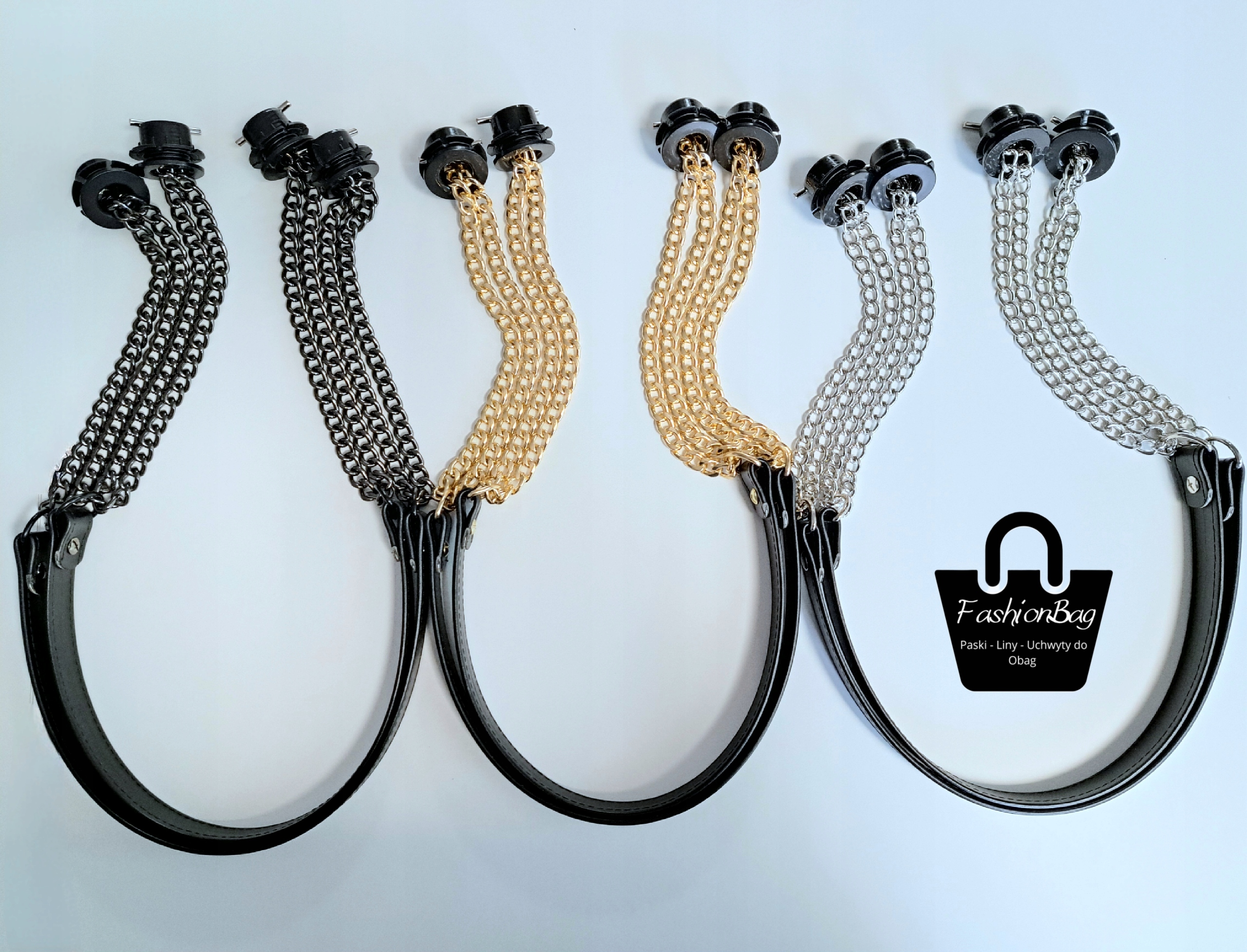 Uchwyty Glam do Obag Czarne Marka inna