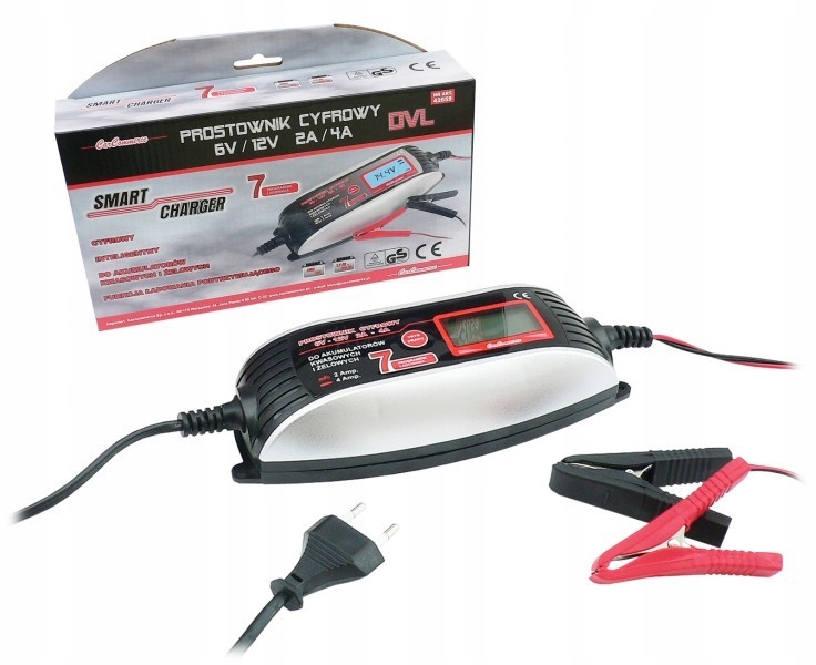 Цифровой автоматический выпрямитель 6V / 12V-2A / 4A AGM