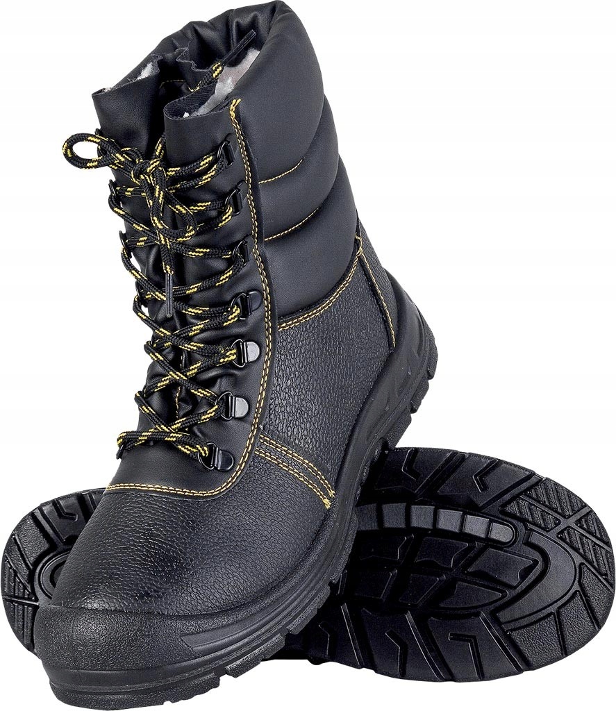 Buty zimowe robocze Yes Wysokie Kozaki Ocieplane Wojskowe kat. S1 r. 42