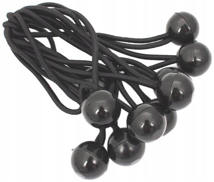 

Guma napinacz z kulą Ball Bungess 10szt czerń 15cm