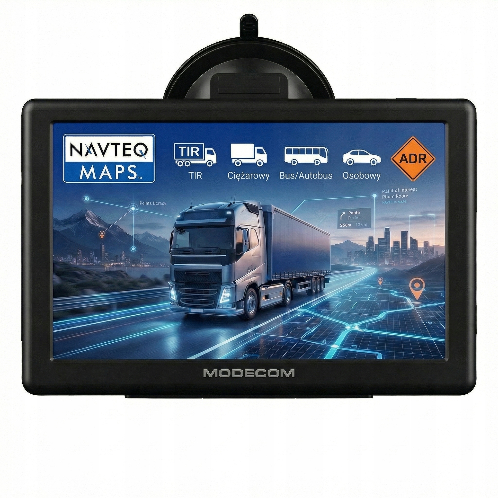 Nawigacja 5 cali dla Ciężarówki Modecom CX 5.0 mapy Tir Bus Fotoradary 2026