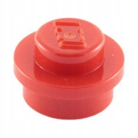 

Lego Klocek 1x1 okrągły 1szt Red 4073 614121 New