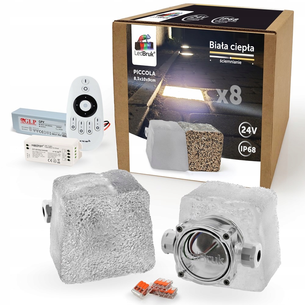 8x Kostka Brukowa LED LedBruk 24V Piccola-A BC