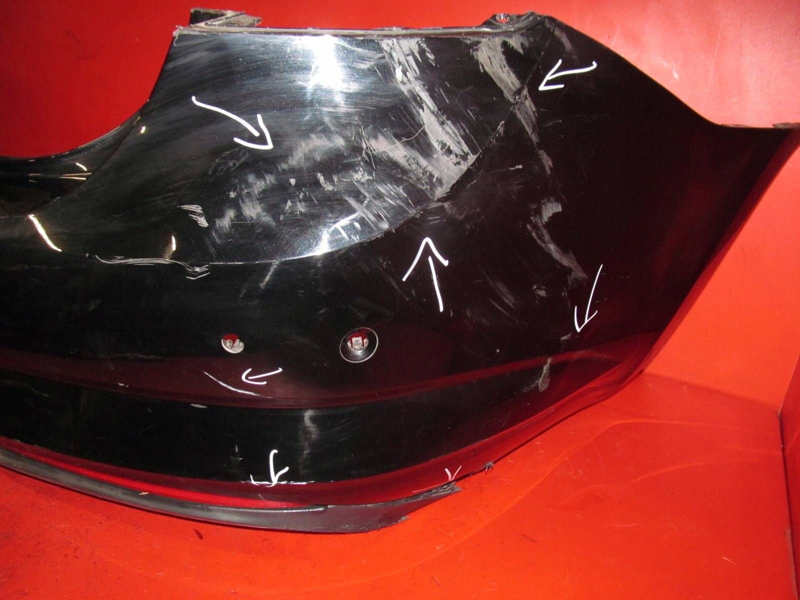 RENAULT TALISMAN 15- bumper rear part rear black TEGNE
