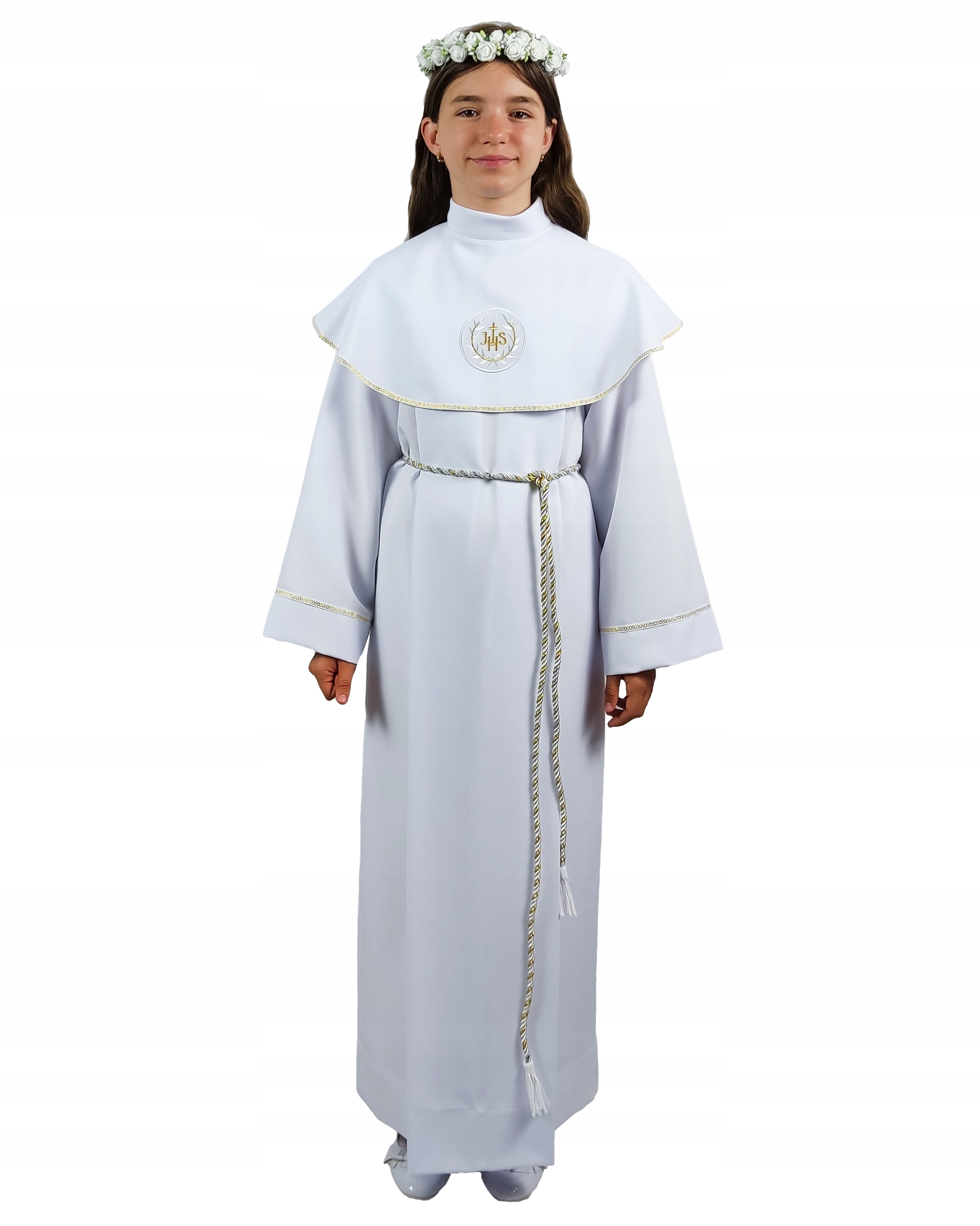 Alba komunijna - chłopiec, dziewczynka - r. 128 Marka inna