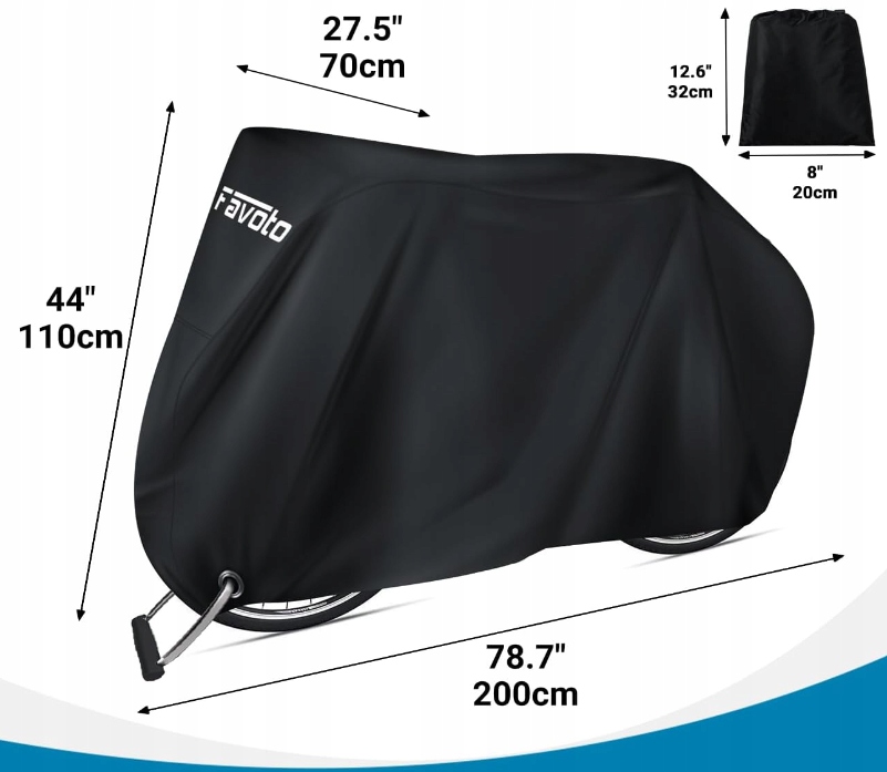 POKROWIEC PLANDEKA NA ROWER 2 ROWERY WODOODPORNY ANTYUV DUŻY WIATROSZCZELNY EAN (GTIN) 5621908376