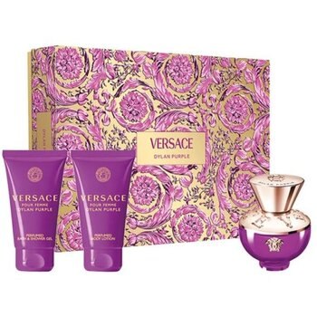 Dylan Purple Pour Femme dárková sada: parfémovaná voda 50 ml, tělové mléko 50 ml a sprchový gel