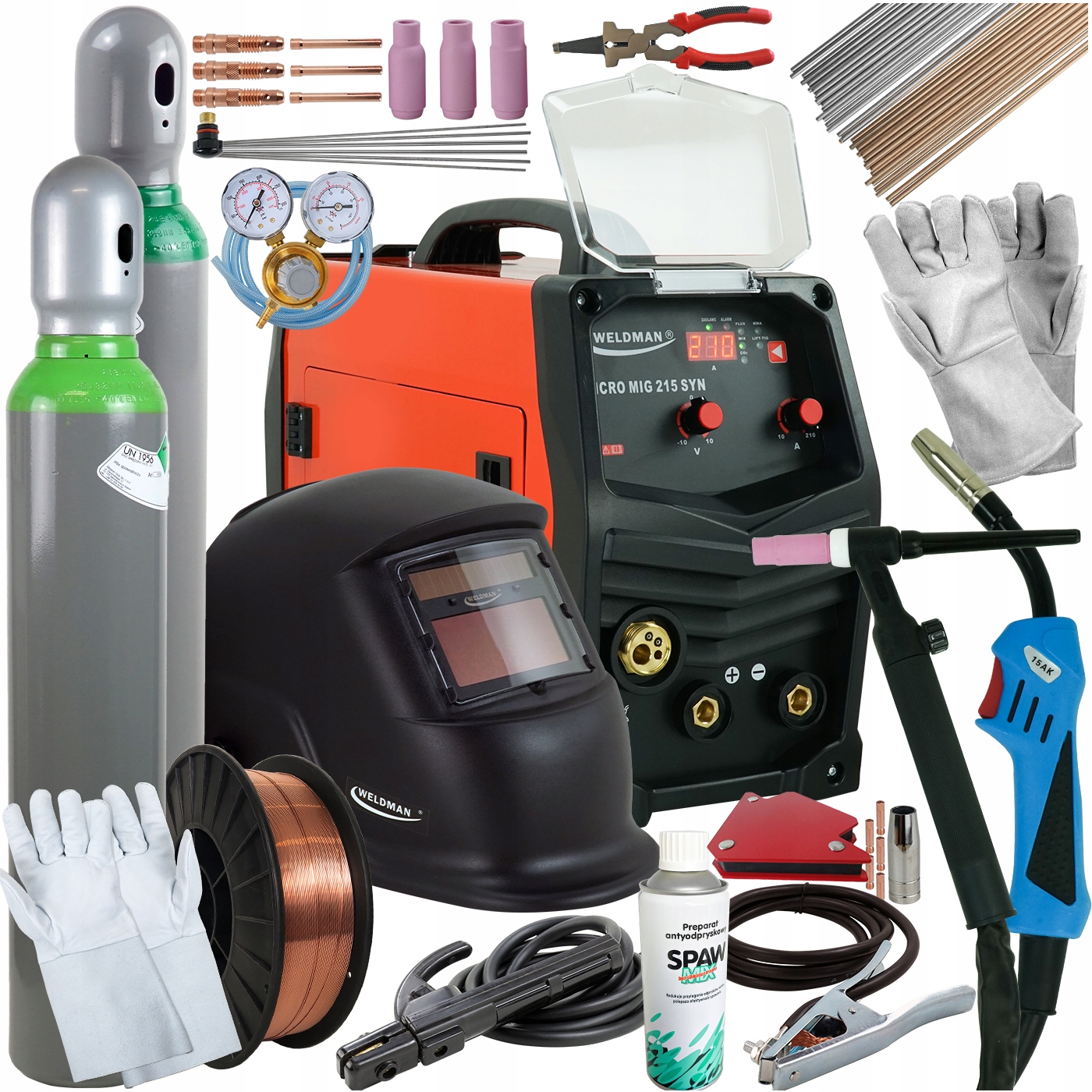 Зварювальний апарат MIG MAG TIG MIGOMAT MICRO MIG 210A