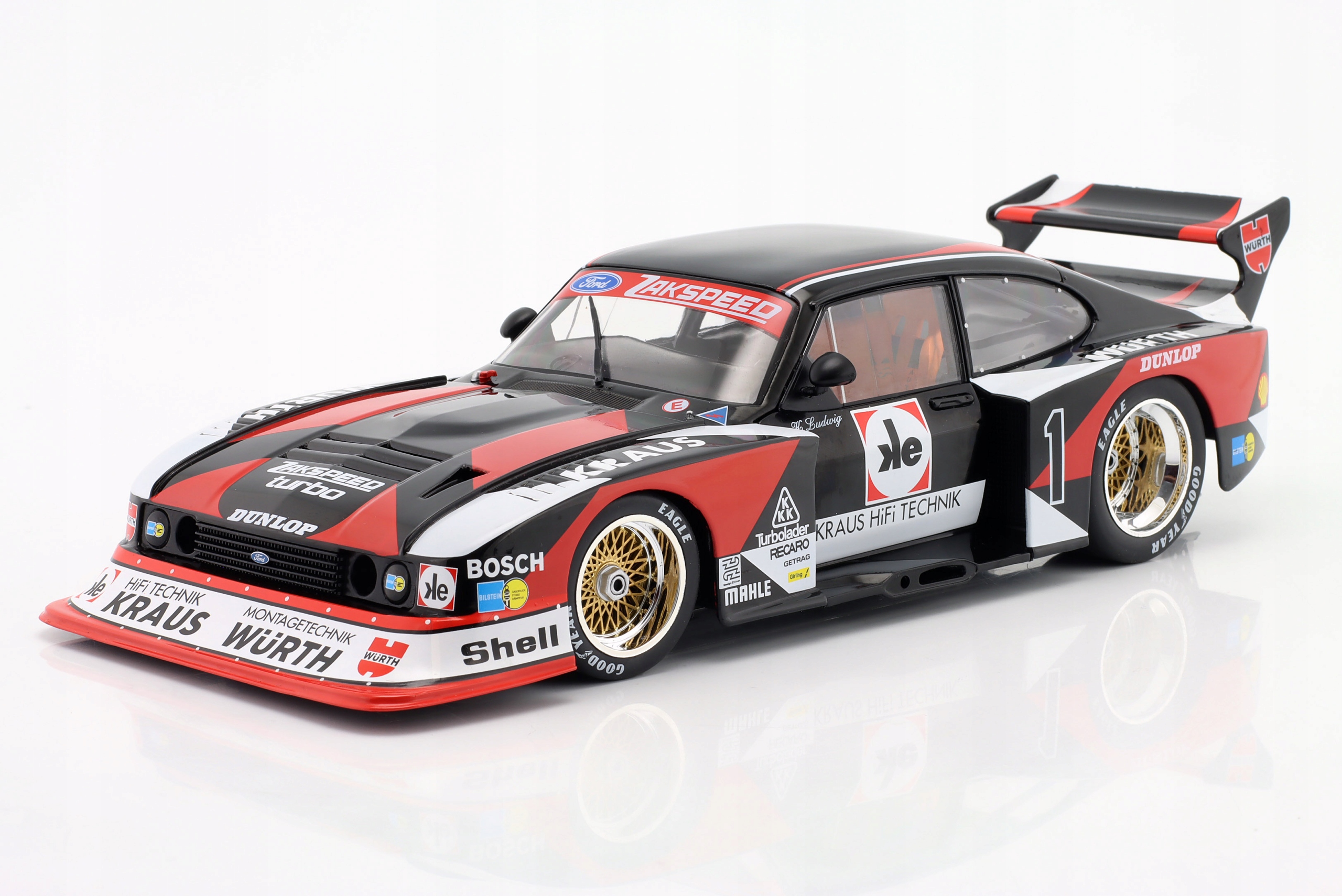 Ford Capri Turbo Gr.5 Kraus #1 Drm 1980 Klaus Ludwig WERK83 1:18 W1804009