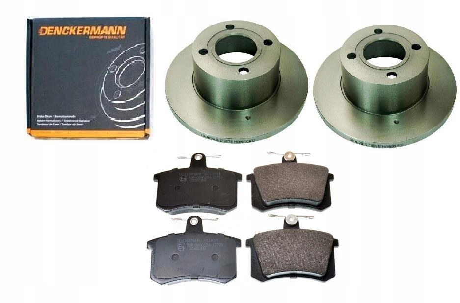 Kotouče Kostky Audi 80 B3 B4 Zadní 245MM Sada