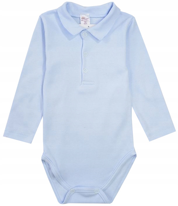 

Bodokoszula Body Polo Bawełna błękit 74 L06D