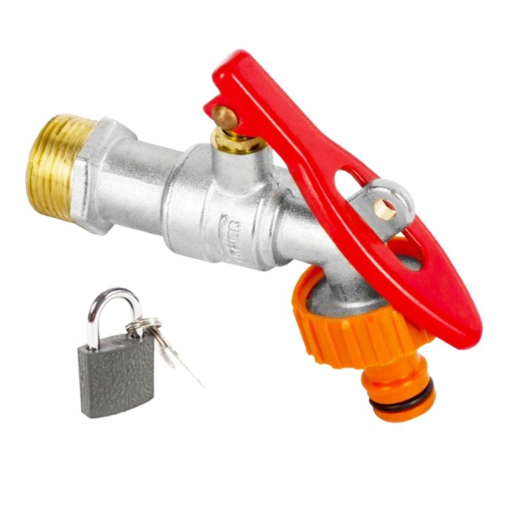 

Kran Czerpalny Ogrodowy Zawór Kulowy Na Kłódkę 1/2