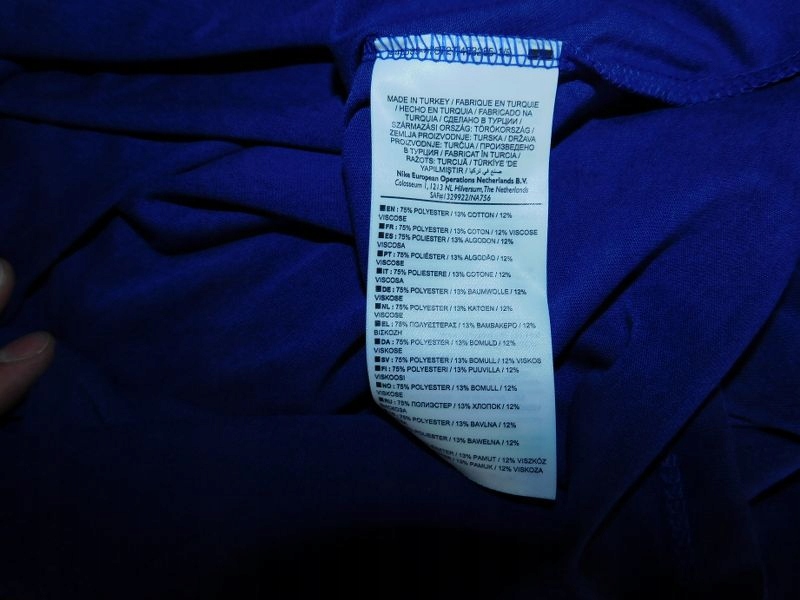 Nike Chelsea Londyn koszulka klubowa M Dekolt okrągły